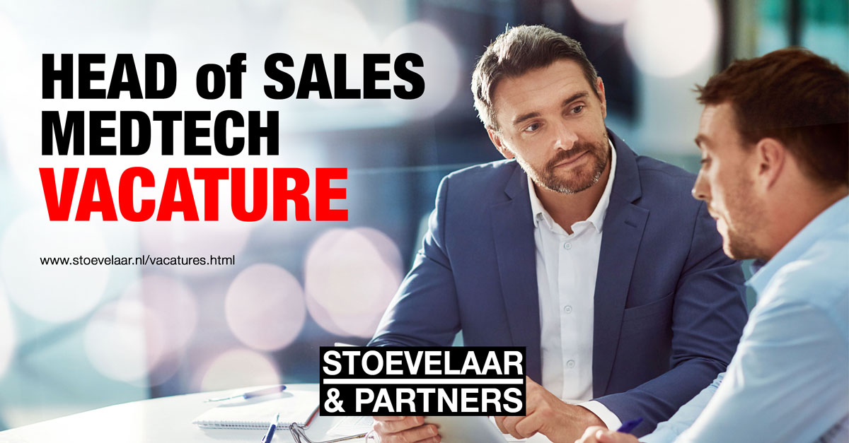vacature head of sales medtech